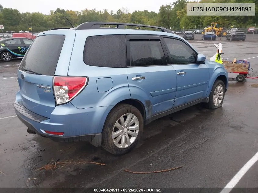 2012 Subaru Forester 2.5X Premium VIN: JF2SHADC9CH424893 Lot: 40424511