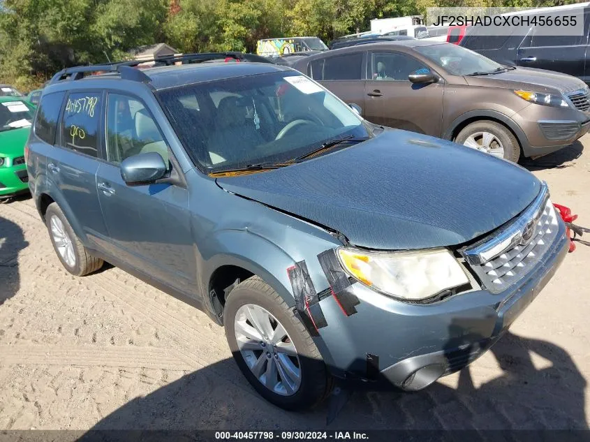 2012 Subaru Forester 2.5X Premium VIN: JF2SHADCXCH456655 Lot: 40457798