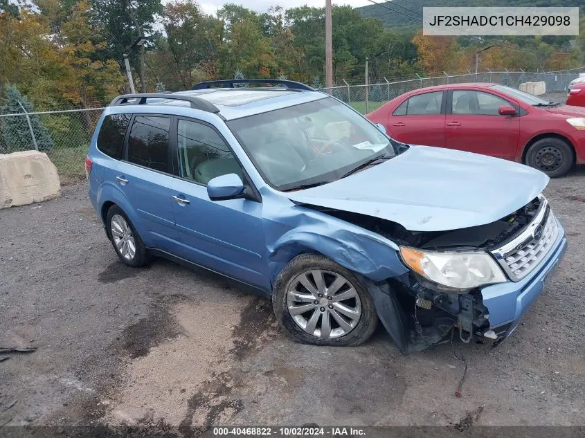 2012 Subaru Forester 2.5X Premium VIN: JF2SHADC1CH429098 Lot: 40468822