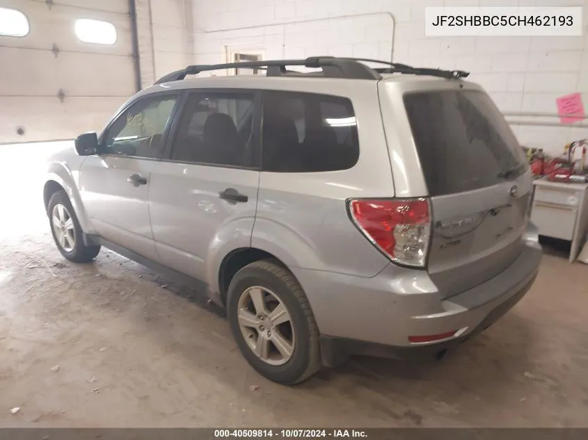 2012 Subaru Forester 2.5X VIN: JF2SHBBC5CH462193 Lot: 40509814