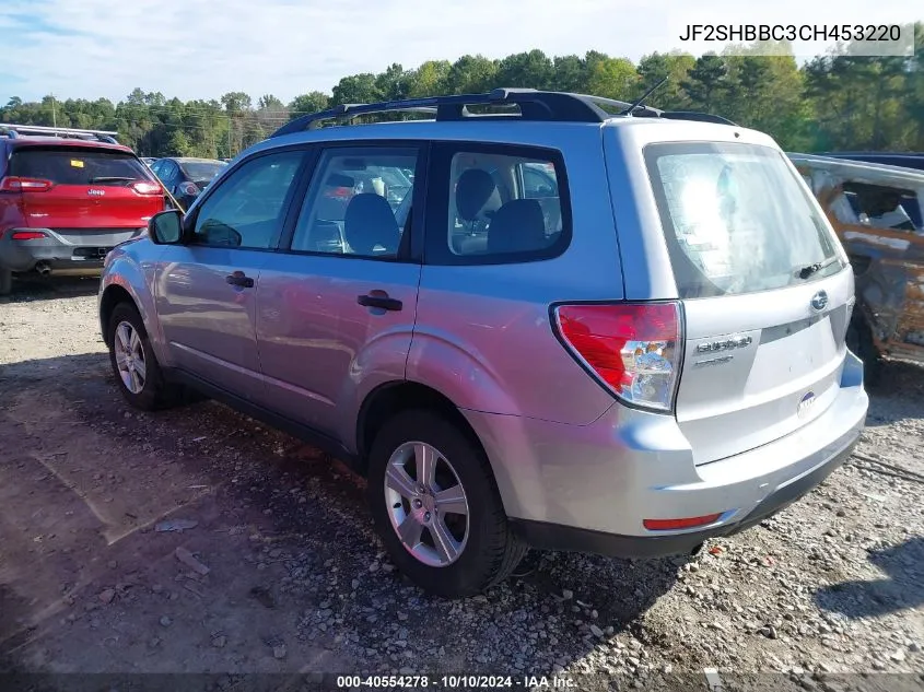 2012 Subaru Forester 2.5X VIN: JF2SHBBC3CH453220 Lot: 40554278