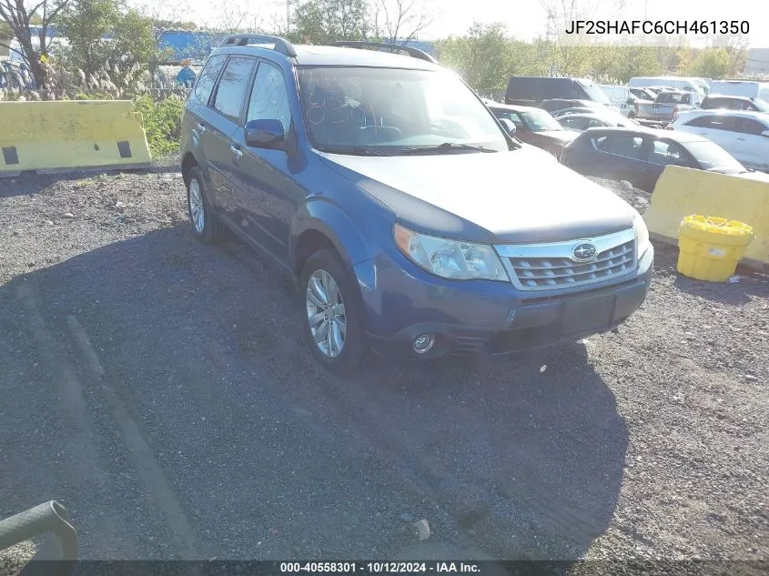 2012 Subaru Forester 2.5X Limited VIN: JF2SHAFC6CH461350 Lot: 40558301