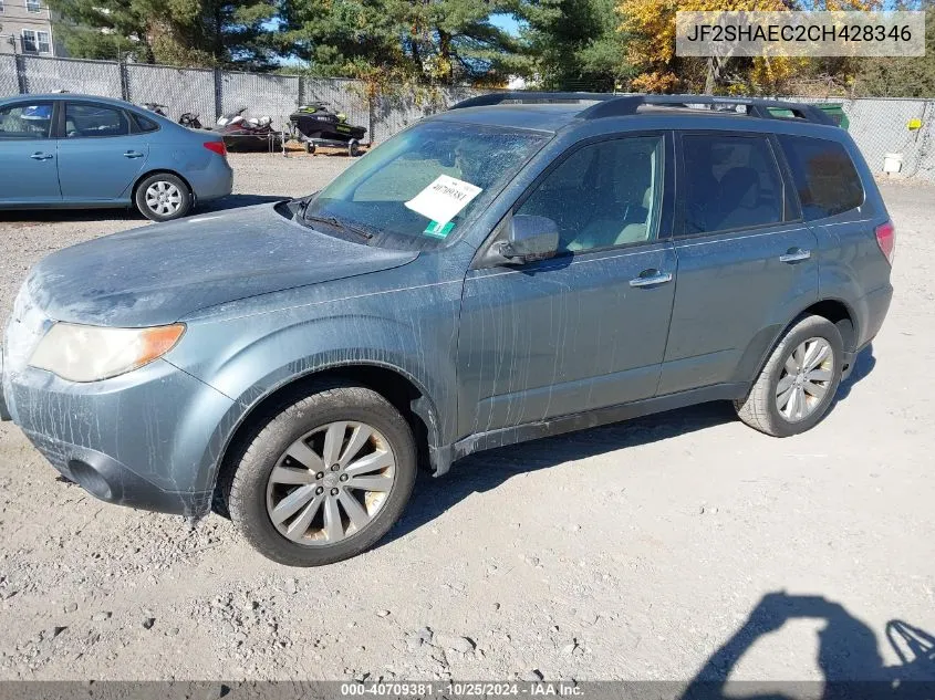 2012 Subaru Forester 2.5X Limited VIN: JF2SHAEC2CH428346 Lot: 40709381