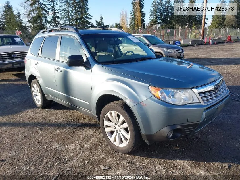 2012 Subaru Forester 2.5X Limited VIN: JF2SHAEC7CH428973 Lot: 40882132