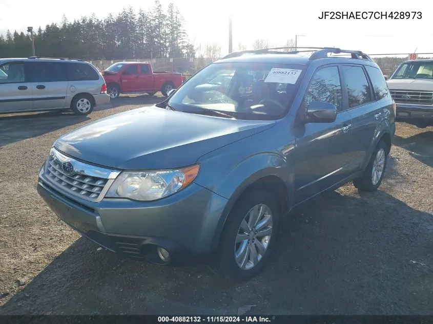 2012 Subaru Forester 2.5X Limited VIN: JF2SHAEC7CH428973 Lot: 40882132