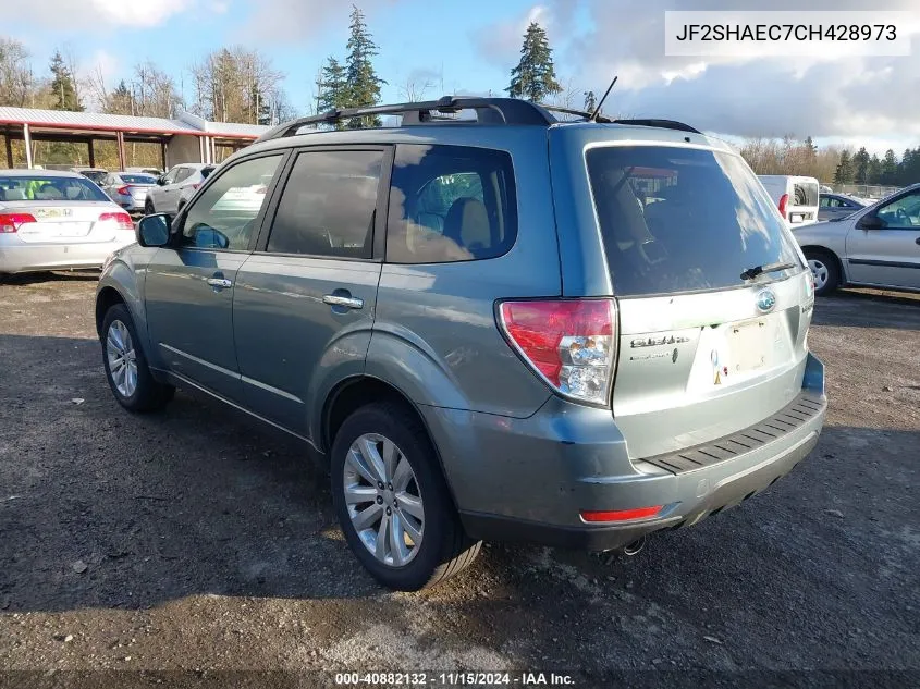 2012 Subaru Forester 2.5X Limited VIN: JF2SHAEC7CH428973 Lot: 40882132