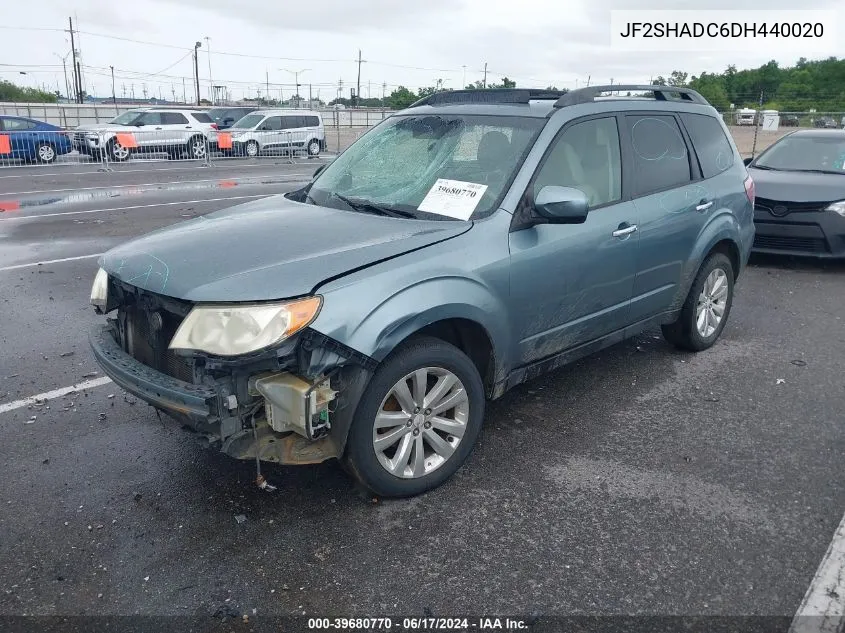 2013 Subaru Forester 2.5X Premium VIN: JF2SHADC6DH440020 Lot: 39680770