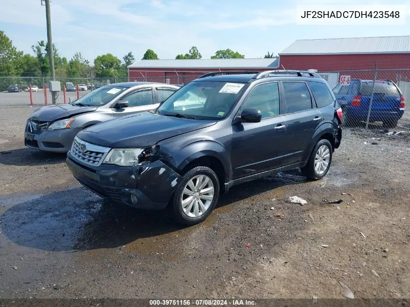 JF2SHADC7DH423548 2013 Subaru Forester 2.5X Premium