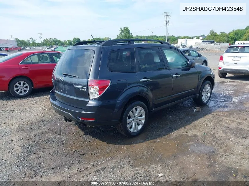 2013 Subaru Forester 2.5X Premium VIN: JF2SHADC7DH423548 Lot: 39751156