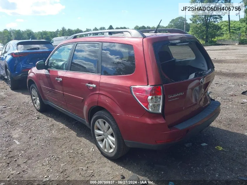 2013 Subaru Forester 2.5X Premium VIN: JF2SHADC6DH406756 Lot: 39755937