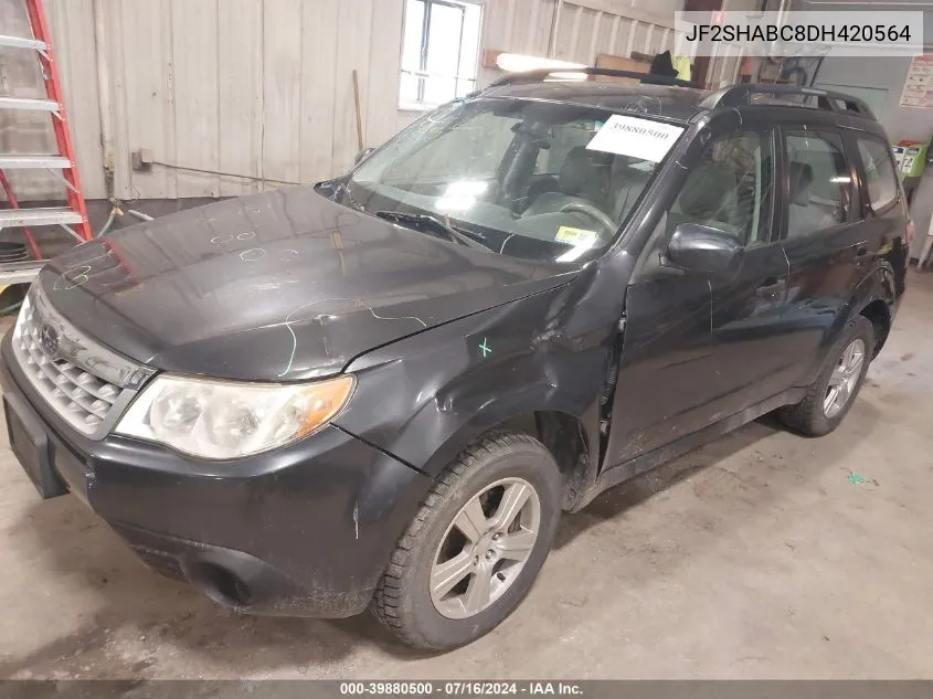 2013 Subaru Forester 2.5X VIN: JF2SHABC8DH420564 Lot: 39880500