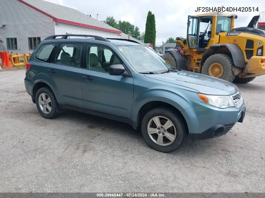 2013 Subaru Forester 2.5X VIN: JF2SHABC4DH420514 Lot: 39945447