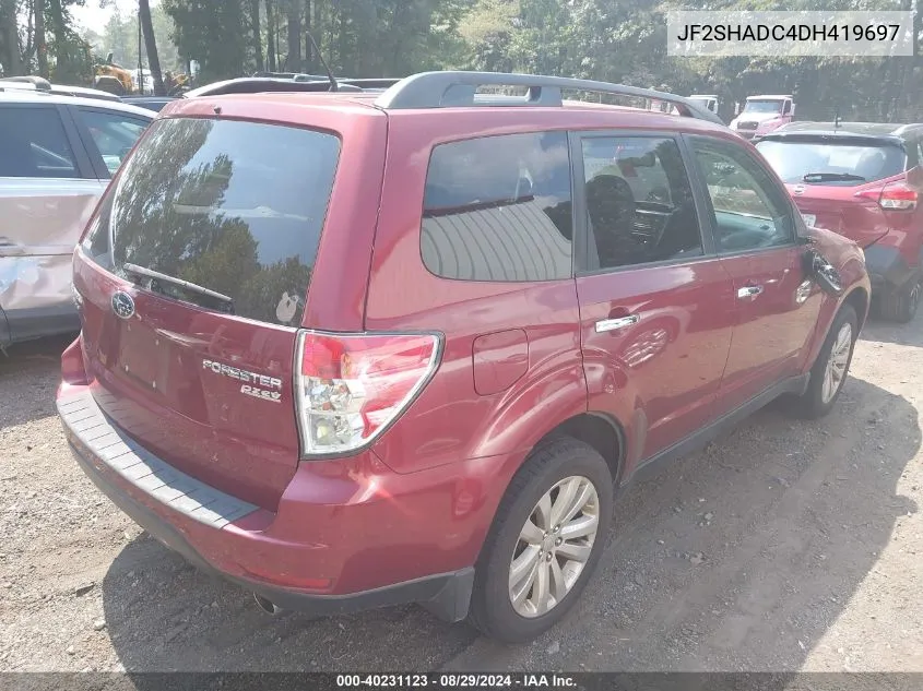 2013 Subaru Forester 2.5X Premium VIN: JF2SHADC4DH419697 Lot: 40231123