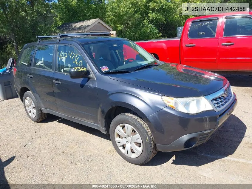 2013 Subaru Forester 2.5X VIN: JF2SHAAC7DH442458 Lot: 40247360