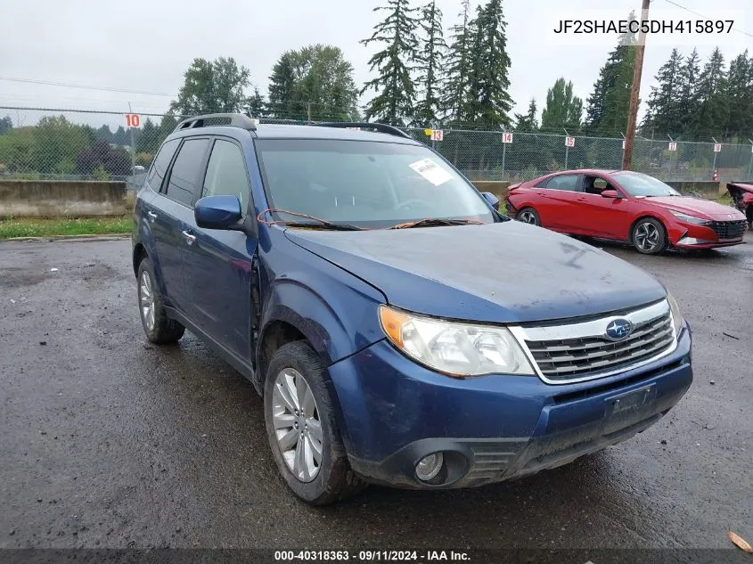 2013 Subaru Forester 2.5X Limited VIN: JF2SHAEC5DH415897 Lot: 40318363