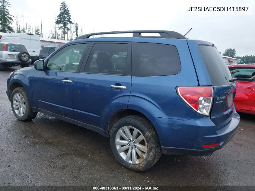 2013 Subaru Forester 2.5X Limited VIN: JF2SHAEC5DH415897 Lot: 40318363