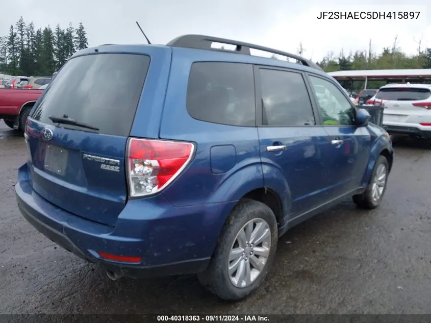 2013 Subaru Forester 2.5X Limited VIN: JF2SHAEC5DH415897 Lot: 40318363