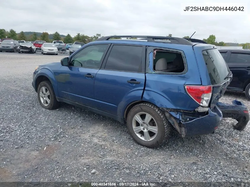 2013 Subaru Forester 2.5X VIN: JF2SHABC9DH446042 Lot: 40341686