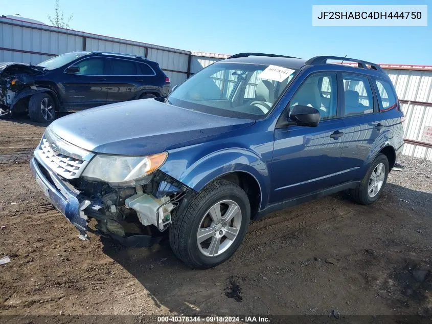 JF2SHABC4DH444750 2013 Subaru Forester 2.5X