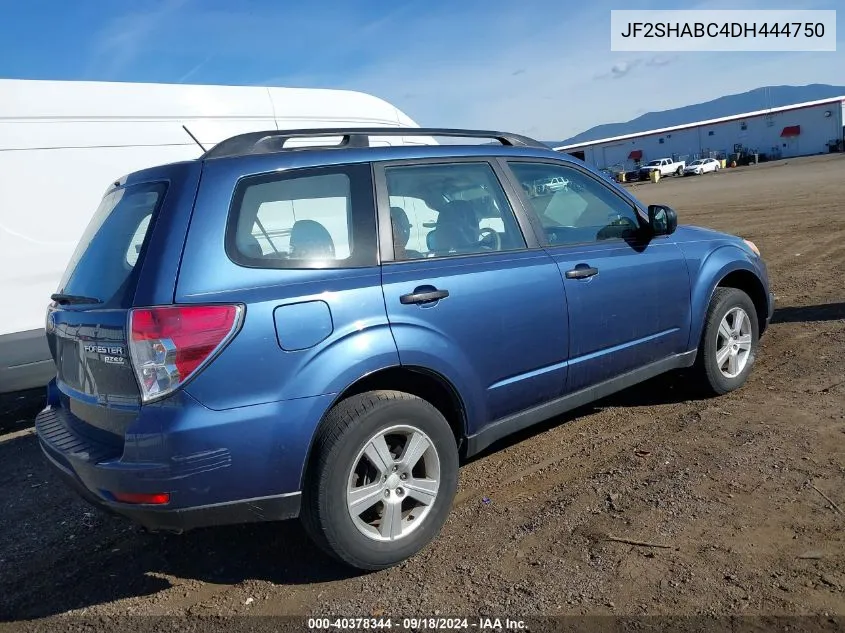 2013 Subaru Forester 2.5X VIN: JF2SHABC4DH444750 Lot: 40378344