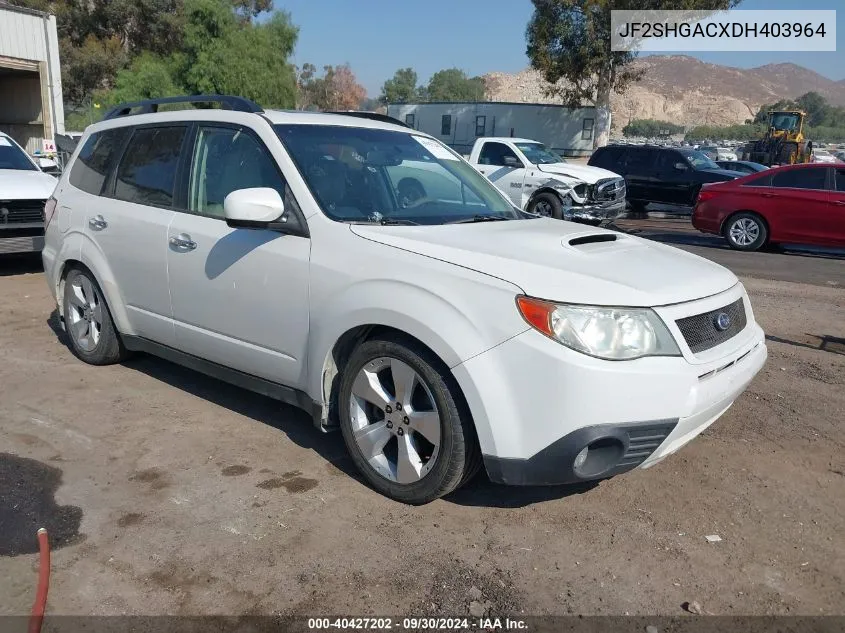 2013 Subaru Forester 2.5Xt Premium VIN: JF2SHGACXDH403964 Lot: 40427202