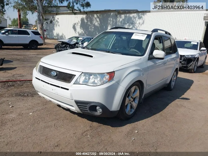 2013 Subaru Forester 2.5Xt Premium VIN: JF2SHGACXDH403964 Lot: 40427202