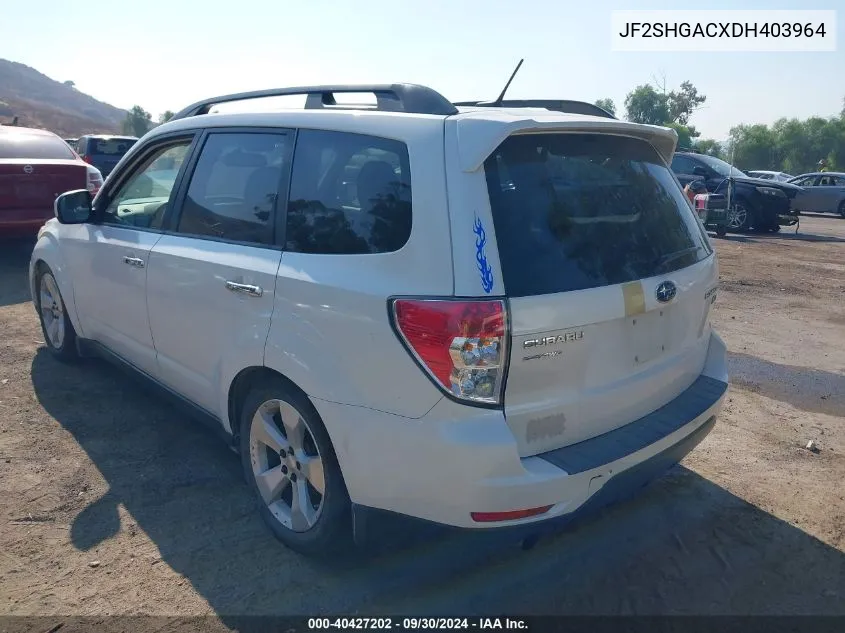 JF2SHGACXDH403964 2013 Subaru Forester 2.5Xt Premium