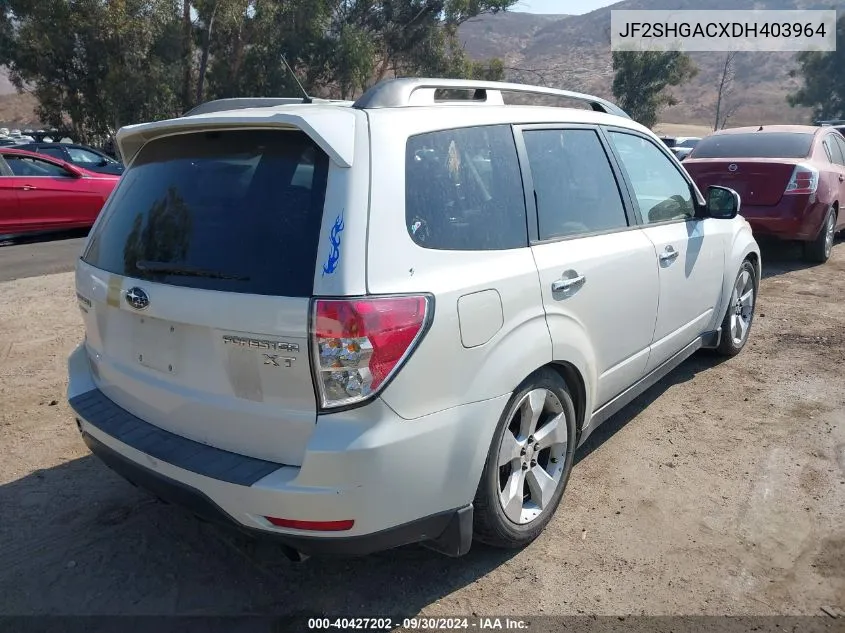 2013 Subaru Forester 2.5Xt Premium VIN: JF2SHGACXDH403964 Lot: 40427202