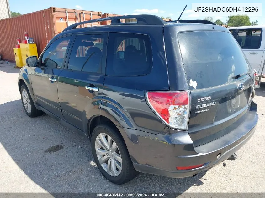 2013 Subaru Forester 2.5X Premium VIN: JF2SHADC6DH412296 Lot: 40436142