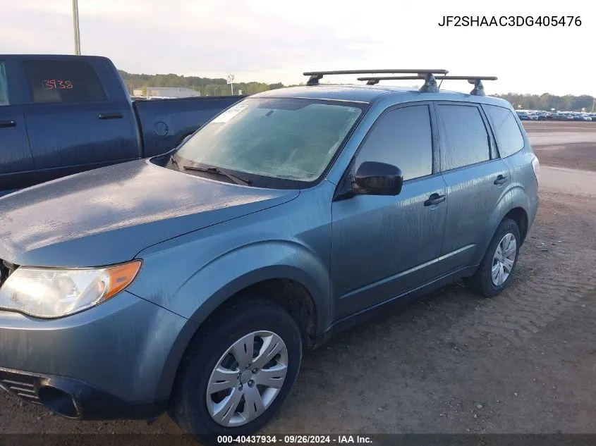 2013 Subaru Forester 2.5X VIN: JF2SHAAC3DG405476 Lot: 40437934