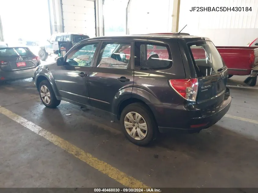 2013 Subaru Forester 2.5X VIN: JF2SHBAC5DH430184 Lot: 40468030