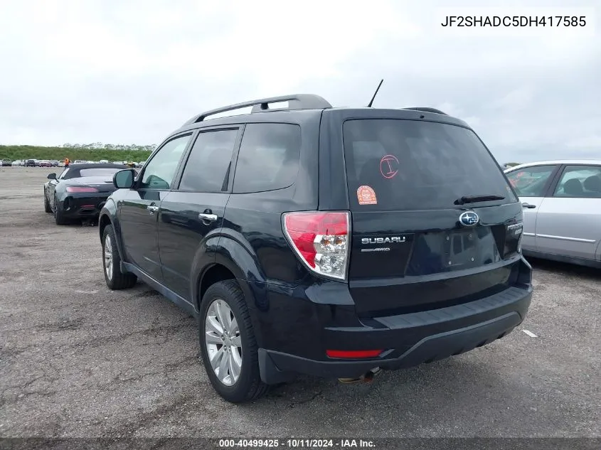 2013 Subaru Forester 2.5X Premium VIN: JF2SHADC5DH417585 Lot: 40499425