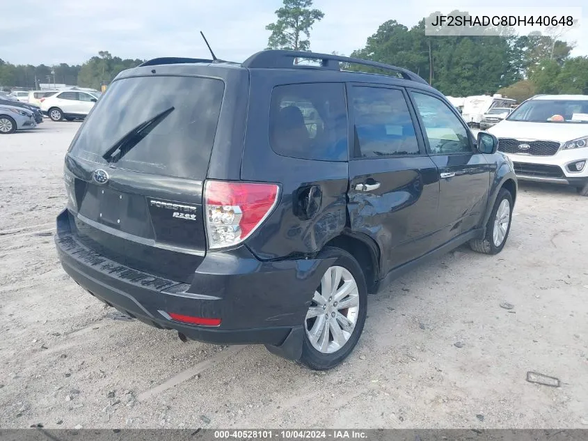 2013 Subaru Forester 2.5X Premium VIN: JF2SHADC8DH440648 Lot: 40528101