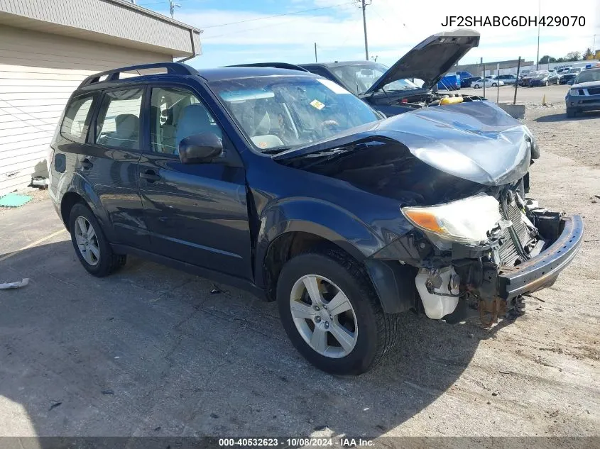 2013 Subaru Forester 2.5X VIN: JF2SHABC6DH429070 Lot: 40532623