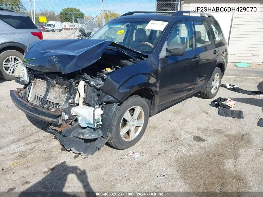 2013 Subaru Forester 2.5X VIN: JF2SHABC6DH429070 Lot: 40532623