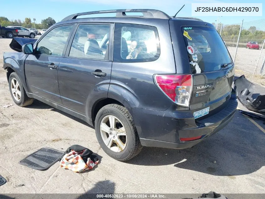 2013 Subaru Forester 2.5X VIN: JF2SHABC6DH429070 Lot: 40532623