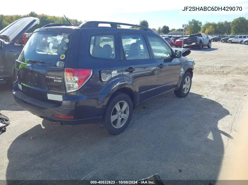 2013 Subaru Forester 2.5X VIN: JF2SHABC6DH429070 Lot: 40532623