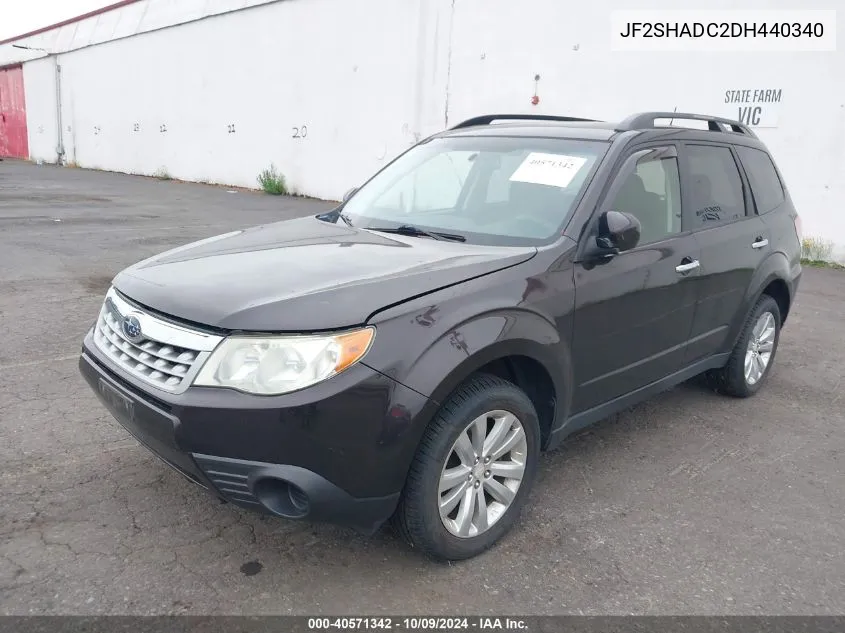 2013 Subaru Forester 2.5X Premium VIN: JF2SHADC2DH440340 Lot: 40571342