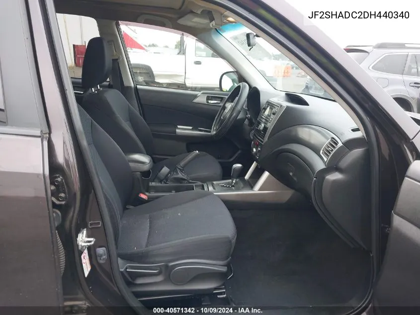 JF2SHADC2DH440340 2013 Subaru Forester 2.5X Premium