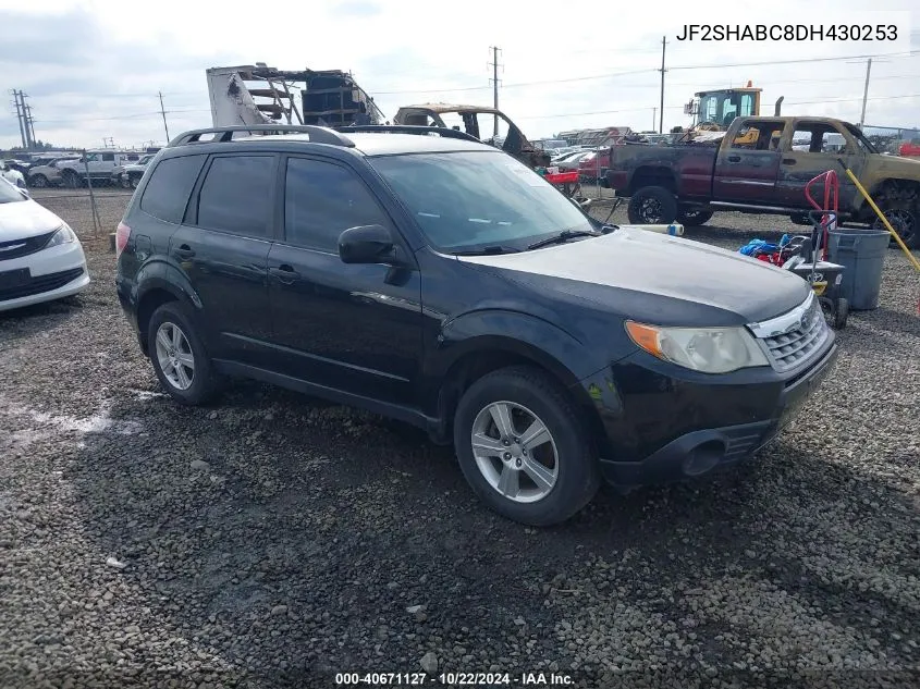 2013 Subaru Forester 2.5X VIN: JF2SHABC8DH430253 Lot: 40671127