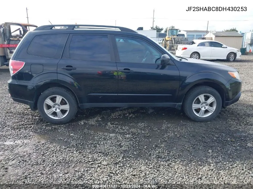 2013 Subaru Forester 2.5X VIN: JF2SHABC8DH430253 Lot: 40671127