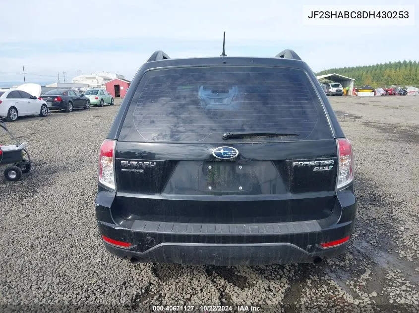 2013 Subaru Forester 2.5X VIN: JF2SHABC8DH430253 Lot: 40671127