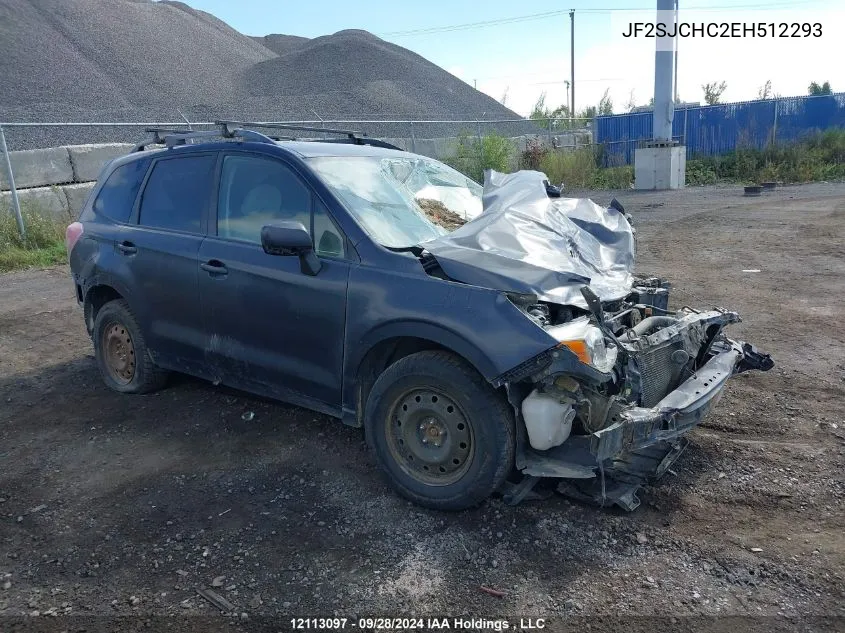 2014 Subaru Forester 2.5I Limited VIN: JF2SJCHC2EH512293 Lot: 12113097