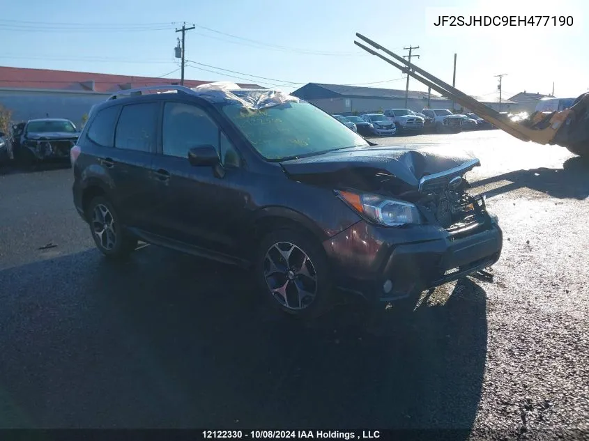 2014 Subaru Forester 2.0Xt Premium VIN: JF2SJHDC9EH477190 Lot: 12122330