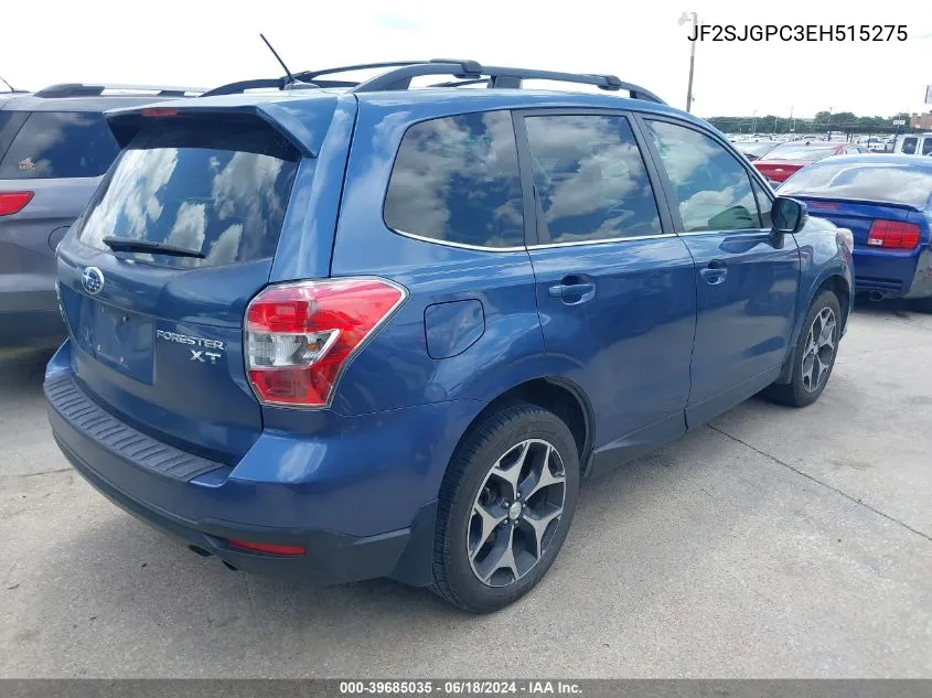 2014 Subaru Forester 2.0Xt Touring VIN: JF2SJGPC3EH515275 Lot: 39685035