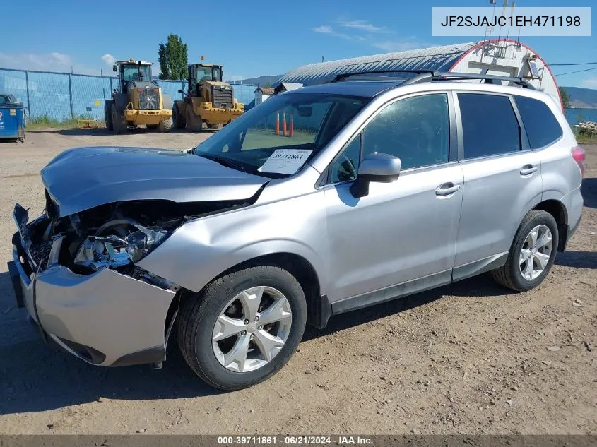 2014 Subaru Forester 2.5I Limited VIN: JF2SJAJC1EH471198 Lot: 39711861