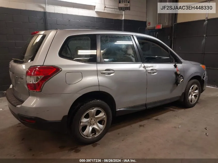 JF2SJAAC3EH448330 2014 Subaru Forester 2.5I