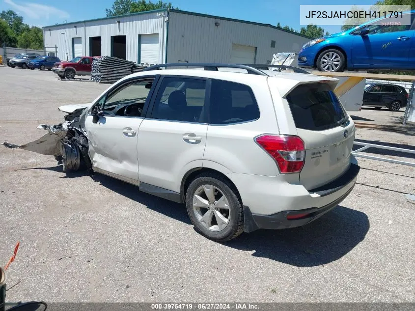 2014 Subaru Forester 2.5I Limited VIN: JF2SJAHC0EH411791 Lot: 39754719