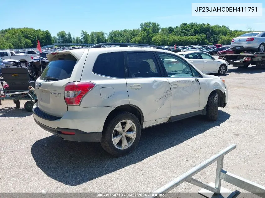 2014 Subaru Forester 2.5I Limited VIN: JF2SJAHC0EH411791 Lot: 39754719