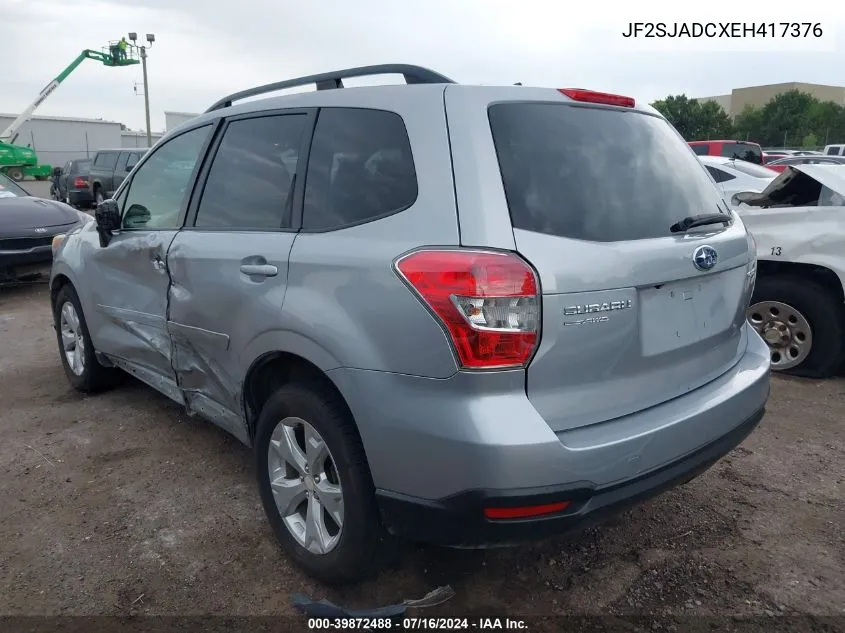 JF2SJADCXEH417376 2014 Subaru Forester 2.5I Premium